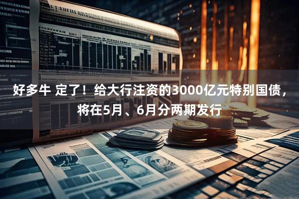 好多牛 定了!给大行注资的3000亿元特别国债,将在5月、6月分两期发行